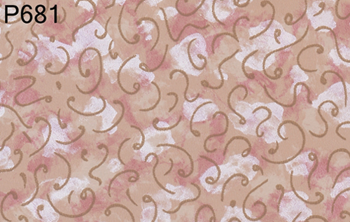 BH681 - Prepasted Wallpaper, 3 Pieces: Browns Squiggles