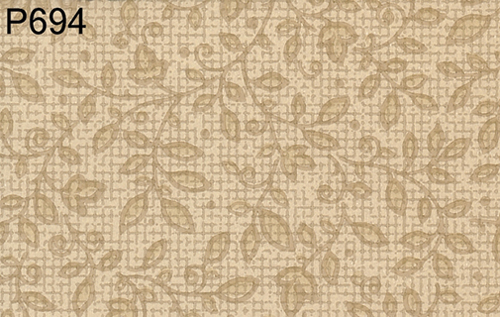 BH694 - Prepasted Wallpaper, 3 Pieces: Gold On Gold Screened