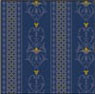 BP1VT354 - Wallpaper, 6pc: Rosewood, Blue
