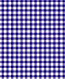 BPQGG101 - 1/4In Scale Wallpaper, 6pc: Gingham, Blue