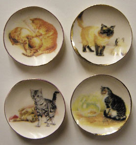 BYBCDD506 - Yellow Kitten Plates