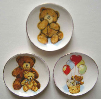 BYBCDD55 - 3 Bear Plates