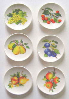 BYBCDD9 - 6 Fruit Plates