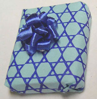 BYBJHD4FB - Star Paper Gift-Blue