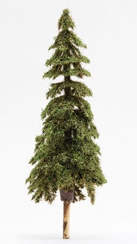 CA5548 - 4&quot; Appalachian Green Spruce Tree on Spike