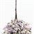 CAHBL30 - Hanging Basket: Lilac and White, Large
