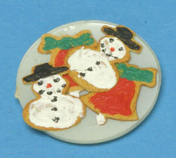 CAR1048 - Christmas Cookies On Plate