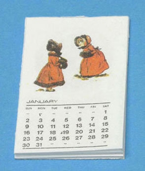 CAR1901 - Victorian 12 Page Calendar Featuring Children