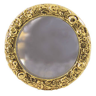 CAR21101 - Brass Framed Round Mirror 2