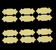CATT6 - Plain Brass Clamps 12Pcs.