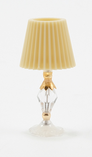 CB116 - Crystal Table Lamp with Gold Trim
