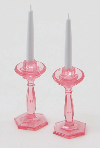 CB66P - Candlesticks, Pink