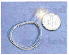 CK1010-11A - 12V Micro-Flame Bulb with 12 Inch Varnished Wire