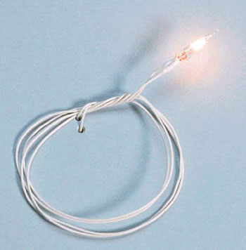 CK1010-3 - 12V Flame Tip Bulb (Black Wire)