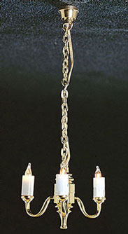 CK3001 - 3 Up-Arm Colonial Chandelier