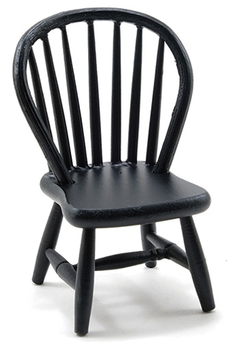 CLA07815 - Windsor Side Chair, Black  ()