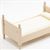 CLA08640 - Bed with White Cover, Unfinished