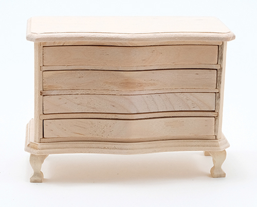 CLA08653 - 4 Drawer Chest, Unfinished