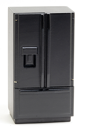 CLA10126 - Modern Refrigerator with Bottom Freezer, Black  ()