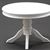 CLA10776 - Round Pedestal Table, White