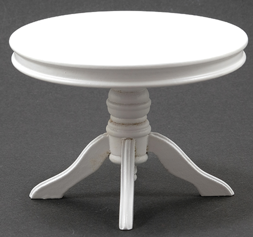 CLA10776 - Round Pedestal Table, White