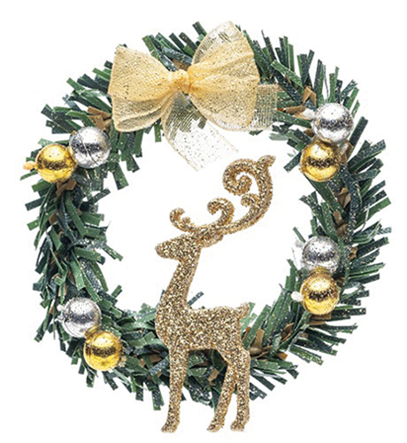 CLD6030 - Reindeer Wreath