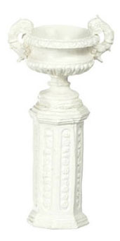 FCA1443WH - Ancient Urn with Base 2 Sets White