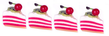 FCA4021 - Strawberry Sliced Cake, 4 Pcs