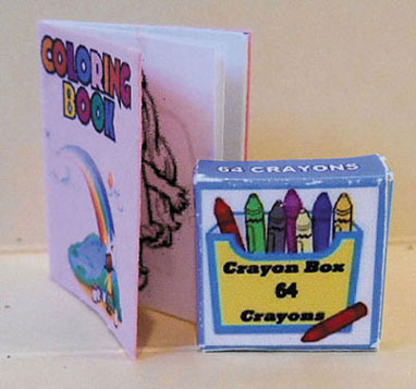 HR59802C - Rainbow Coloring Book with Crayons