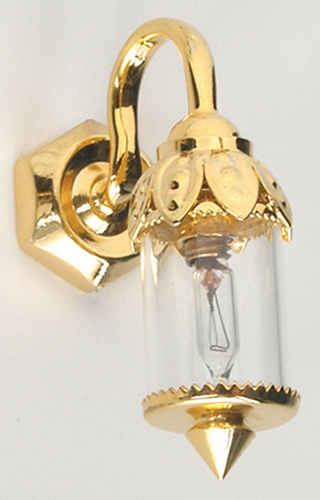 HW2516 - Brass Ornate Coach Wall Lamp