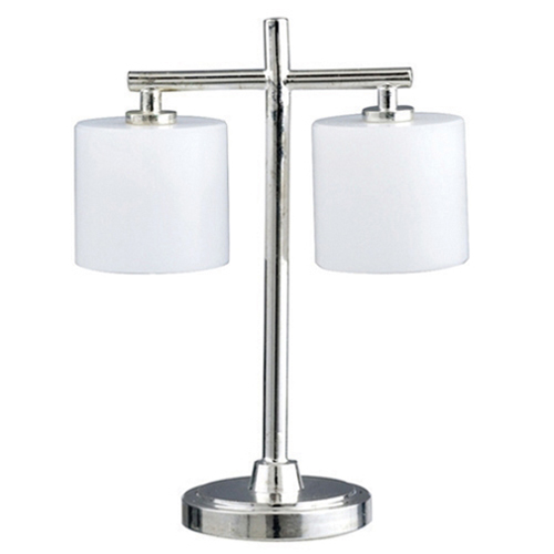 HW2825 - Modern 2-Round Shade Table Lamp
