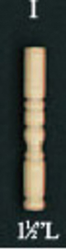 HW12018 - Spindles, 1-1/2 Inch long, 6Pk