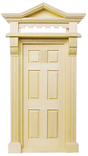 HW6013 - Victorian 6-Panel Door Hooded