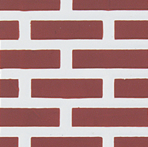 HW7314 - Red Brick Vinyl Siding/Flooring, 11 X 17