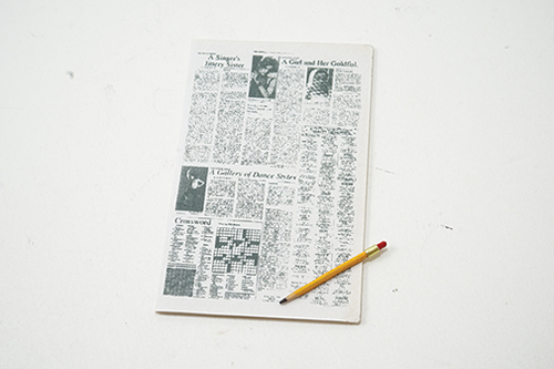 IM65119 - Newspaper with Crossword Puzzle with Pencil  ()