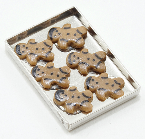 IM65280 - Gingerbread Man Cookies on a sheet