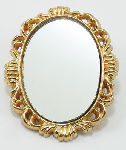 IM65426 - Oval Mirror, Brass  ()