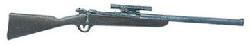 ISL12271 - Hunting Rifle with Scope Dark Stock