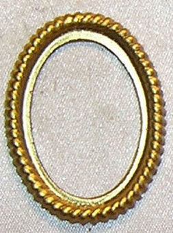 ISL3151 - Discontinued: ..Picture Frame, Medium Oval, Gold Color