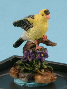 JKMJC10 - Goldfinch (Hand Painted Bird Figurine)