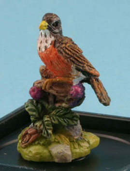 JKMJC13 - Robin (Hand Painted Bird Figurine)