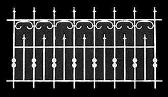 LT1430 - 1/2 Scale Fence, 2Pk