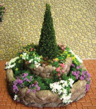 MBKITGDF24 - Kit - Garden Base with Landscaping, 3.5 Inches Diameter