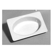 MBOVT12C - Oval Bathtub, Clear, 1Pc, 1 Inch Scale