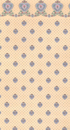 MG151D2 - Wallpaper, 3pc: Petite Heart, Peach
