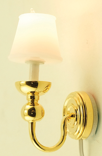 MH45134 - Candlestick Wall Sconce with Shade 12V