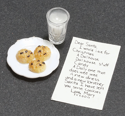 MUL3045 - Note To Santa with  Milk &amp; Cookies