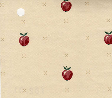 NC10201 - Prepasted Wallpaper, 3 Pieces: Red Apples