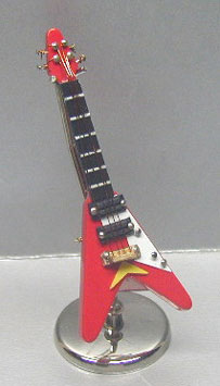 NCMUS009 - Electric Guitar/Red/ with Case &amp; Stand