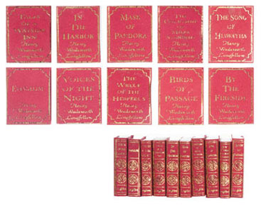 NCNI164 - Longfellow, Henry Wadsworth Books, 10pc